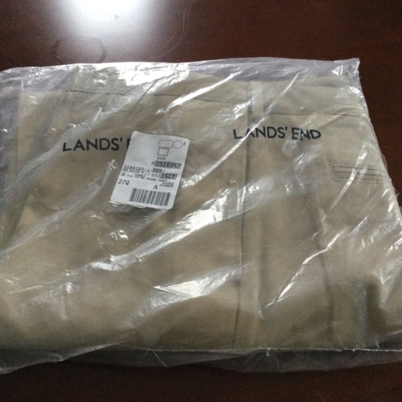 LANDS’ END Mens XL CHINO PANTS…new In packaging - Picture 5 of 6
